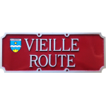 Fonte Echancré rouge Romaine écusson 2